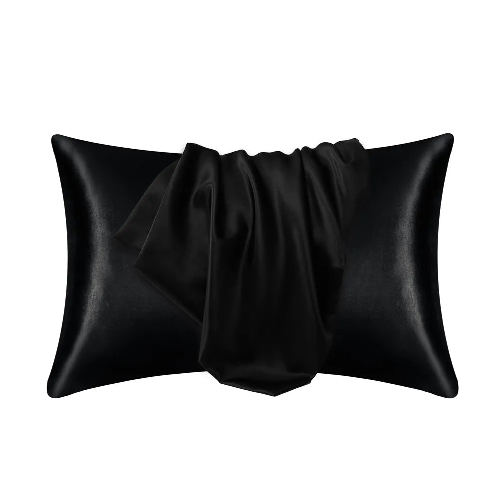 Silk Satin Pillowcase for Hair and Skin No-Frizzy Bed Hair Allergy Free