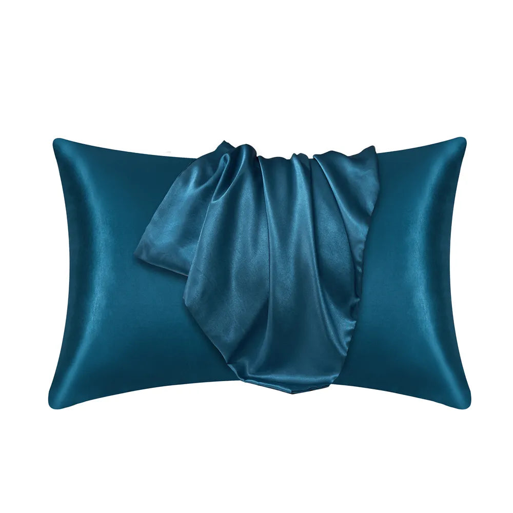 Silk Satin Pillowcase for Hair and Skin No-Frizzy Bed Hair Allergy Free