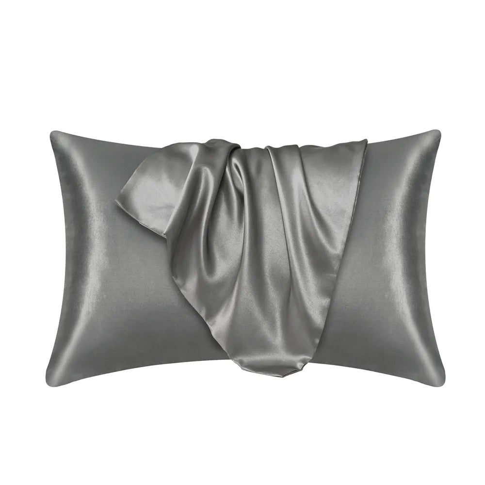 Silk Satin Pillowcase for Hair and Skin No-Frizzy Bed Hair Allergy Free