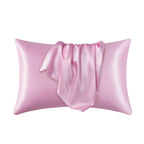 Silk Satin Pillowcase for Hair and Skin No-Frizzy Bed Hair Allergy Free