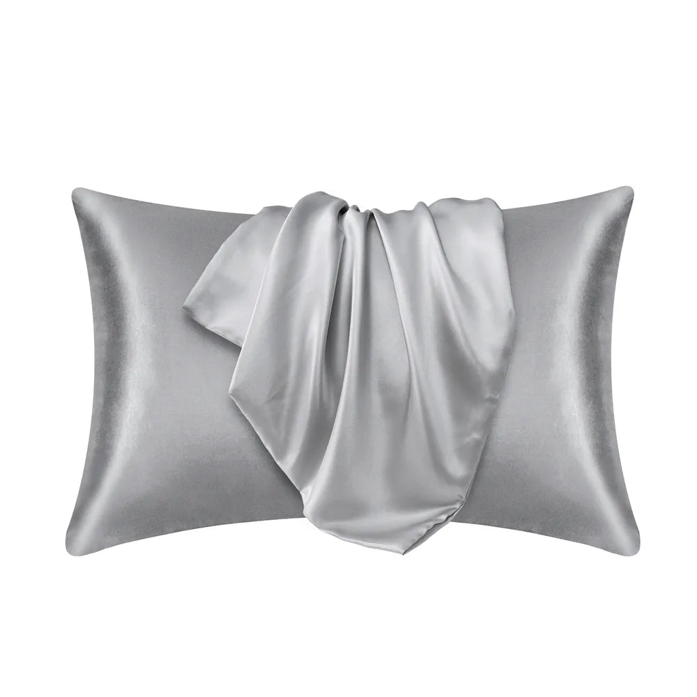 Silk Satin Pillowcase for Hair and Skin No-Frizzy Bed Hair Allergy Free