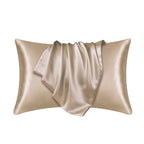 Silky Satin Pillowcase for Frizzy Hair Beauty Pillow Cover