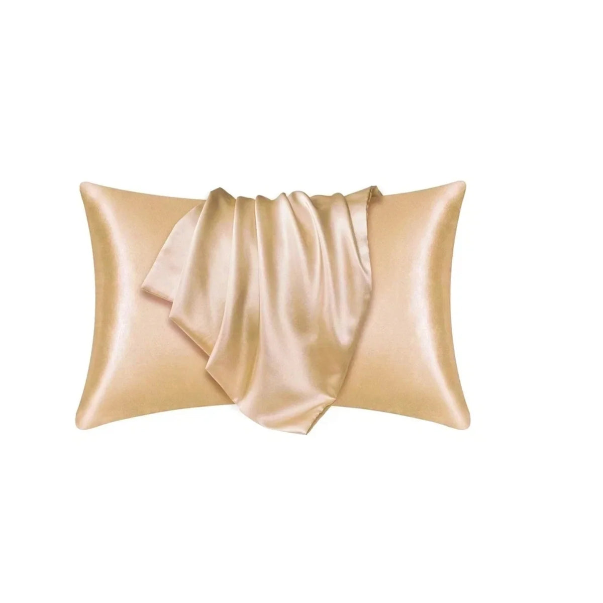 Silky Satin Pillowcase for Frizzy Hair Beauty Pillow Cover