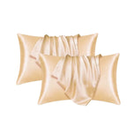 Silky Satin Pillowcase for Frizzy Hair Beauty Pillow Cover