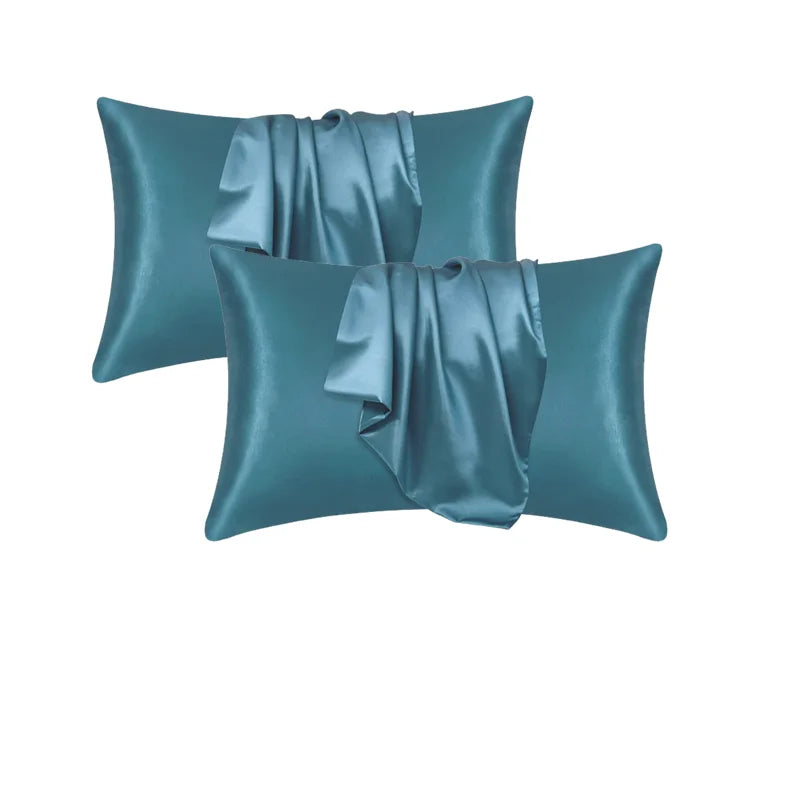 Silky Satin Pillowcase for Frizzy Hair Beauty Pillow Cover