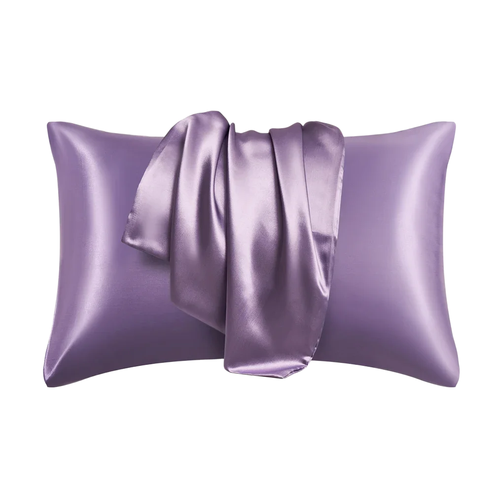 Silky Satin Pillowcase for Frizzy Hair Beauty Pillow Cover