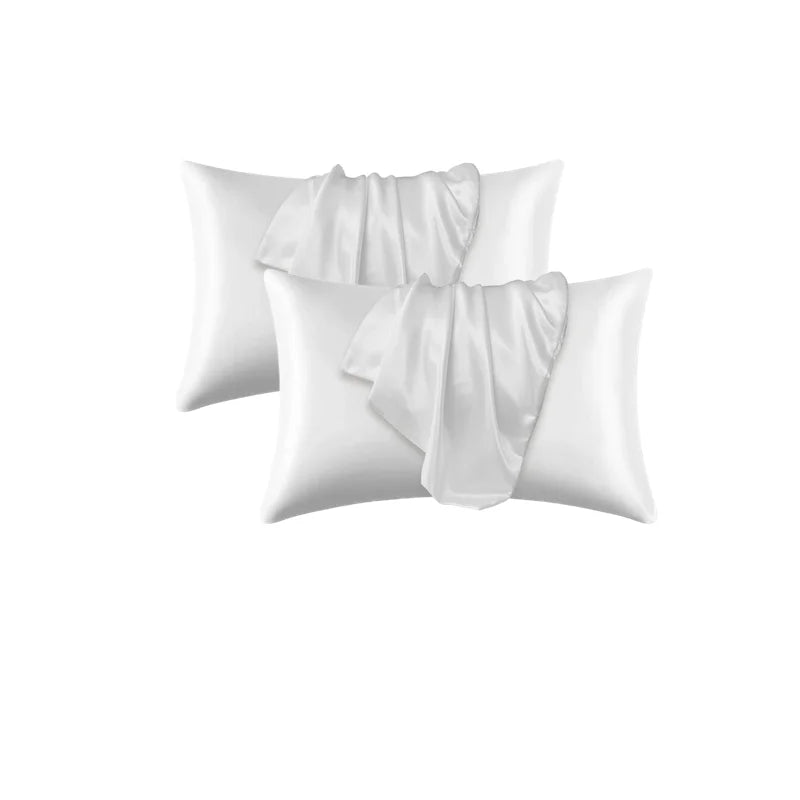 Silky Satin Pillowcase for Frizzy Hair Beauty Pillow Cover