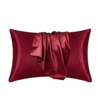 Silky Satin Pillowcase for Frizzy Hair Beauty Pillow Cover