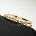 Slimline Ring Thin Gold Silver Classic Minimalist Design