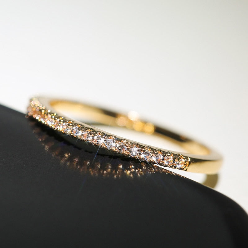 Slimline Thin Gold Silver Ring Classic Minimalist Design-Keep Melbourne Marvellous Official Store