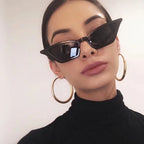 Slimline Cat Eye Hollywood Movie Star Sunglasses