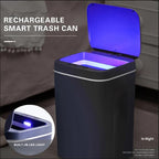 Automatic Rubbish Bin Touchless Motion Sensor Hands Free Trash Can USB Rechargeable