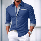Men's Long Sleeve Shirt Smart Casual Date Night Outfit