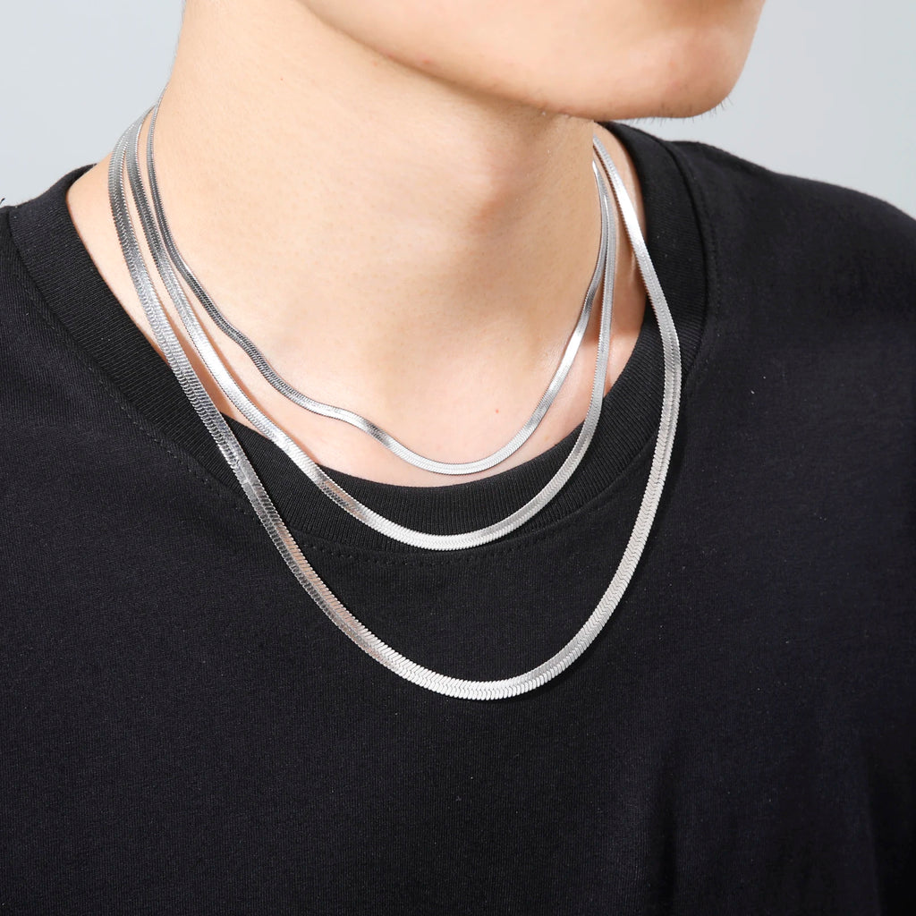 Snake Chain Necklace Thick Hip Hop Rapper Choker