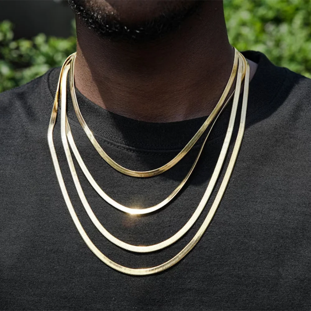 Snake Chain Necklace Thick Hip Hop Rapper Choker
