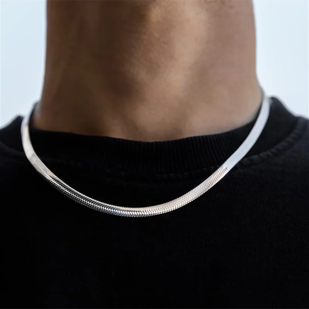 Snake Chain Necklace Thick Hip Hop Rapper Choker