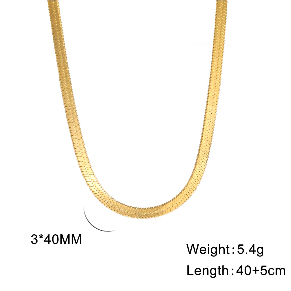 Snake Chain Necklace Thick Hip Hop Rapper Choker