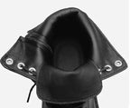 High Top Leather Chunky Boots