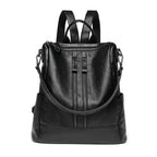 Soft Leather Backpack Commute Travel Shoulder Bag