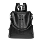 Soft Leather Backpack Commute Travel Shoulder Bag