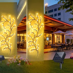 Fairy Lights Solar String Wall Climbing Vine Outdoors Garden 96 LEDs