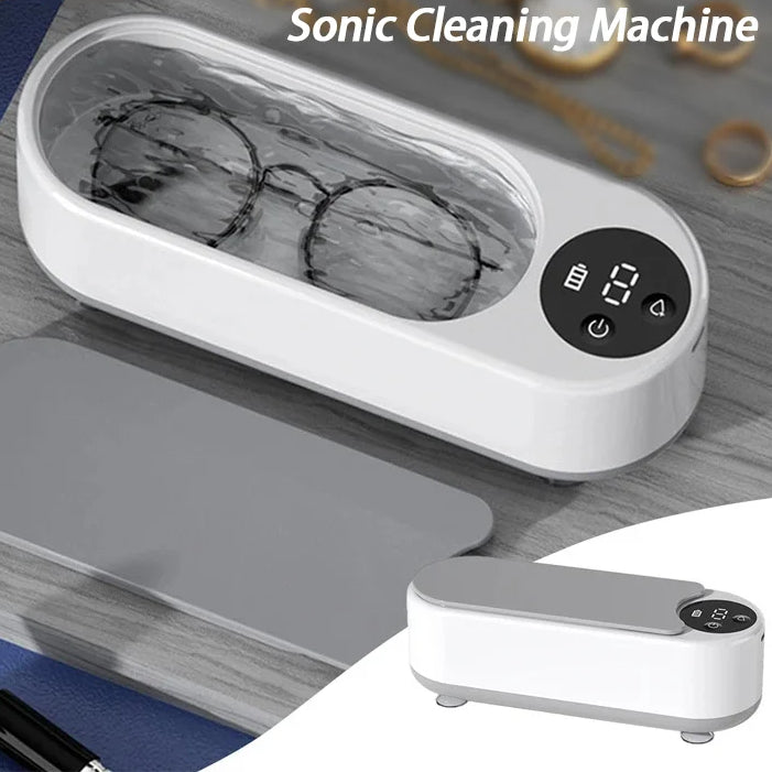 Ultrasonic Jewellery Cleaning Tool Sunglasses Rings Watches Vibrating Clean Machine