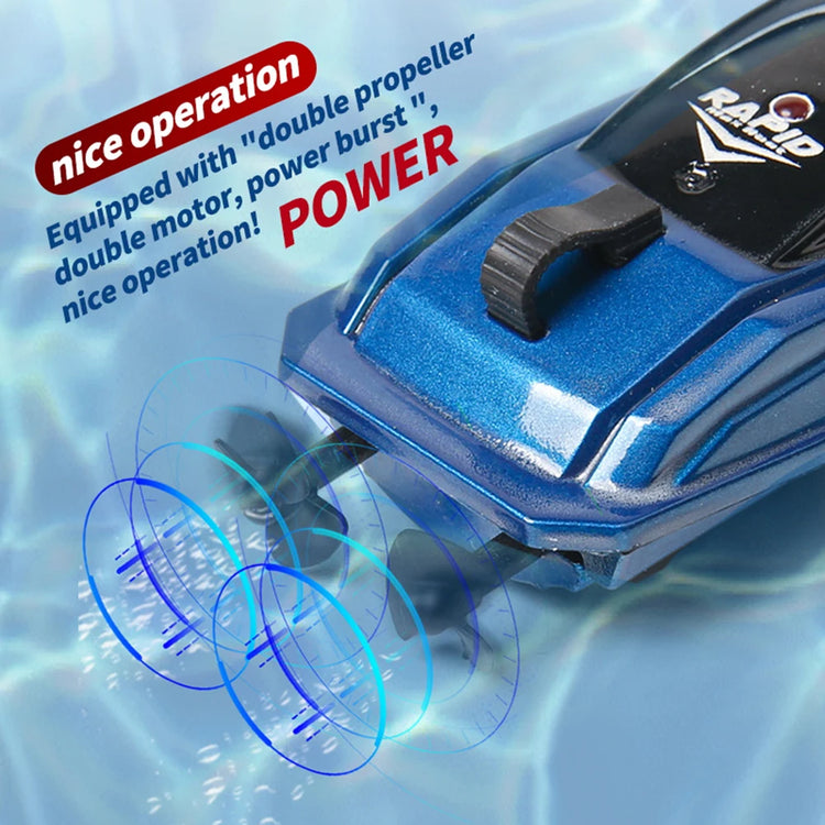 Mini Speedboat Remote Control RC Boat Water Fun Toy Gift for Kids
