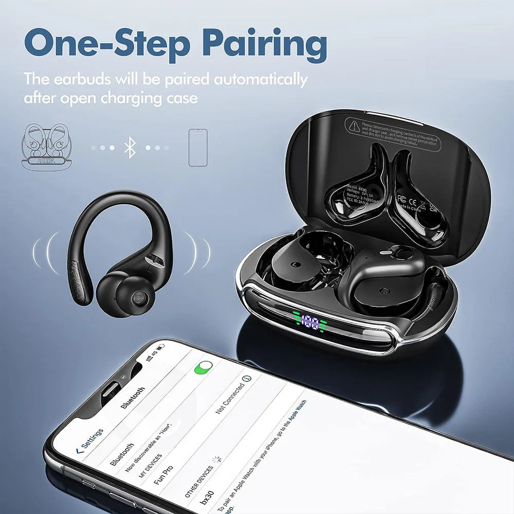 Earbuds Over Ear Earphones BX30 On-Ear Sports Headphones
