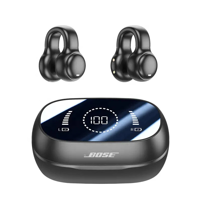 Earbuds Clip-On Bone Conduction Wireless Bluetooth Earclip Headset M47