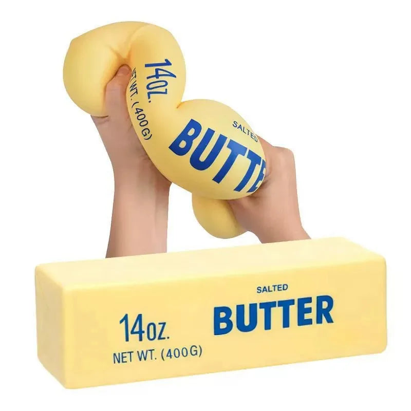 Squishy Large Butter Stick Fidget Squeeze Toy