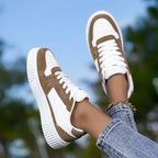 Chunky Star Sneakers Lace Up Unisex Kicks