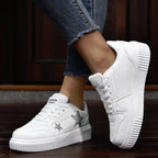 Chunky Star Sneakers Lace Up Unisex Kicks