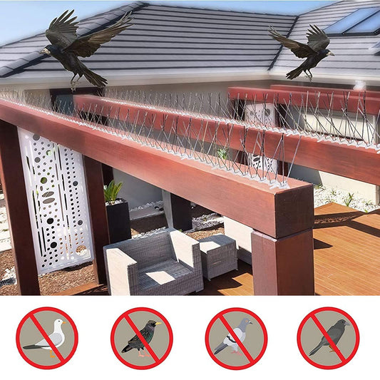 Pigeon Spikes 12pcs Keep Away Bird Control Thorns-Keep Melbourne Marvellous Official Store