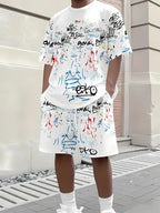Street Skater Two Piece Shorts T-Shirt Set