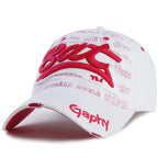 Streetwear Baseball Cap Embroidered Colorful Cotton