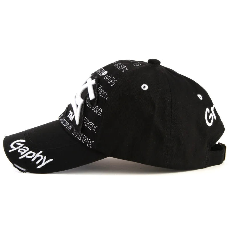 Streetwear Baseball Cap Embroidered Colorful Cotton
