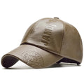Crafted Leather Letter Design Streetwear Baseball Cap