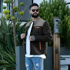Men's Bomber Puffer Jacket Diamond Quilted