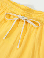 Summer Men's Two Piece Shirt Shorts Outfit Set