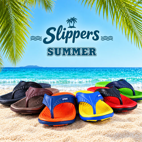 Massage Beads Arch Support Flip Flops Summer Thongs