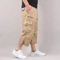 Long Cargo Shorts Men's Capri Pants