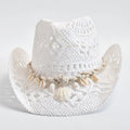 Summer Hand Woven Straw Sun Hat Women's