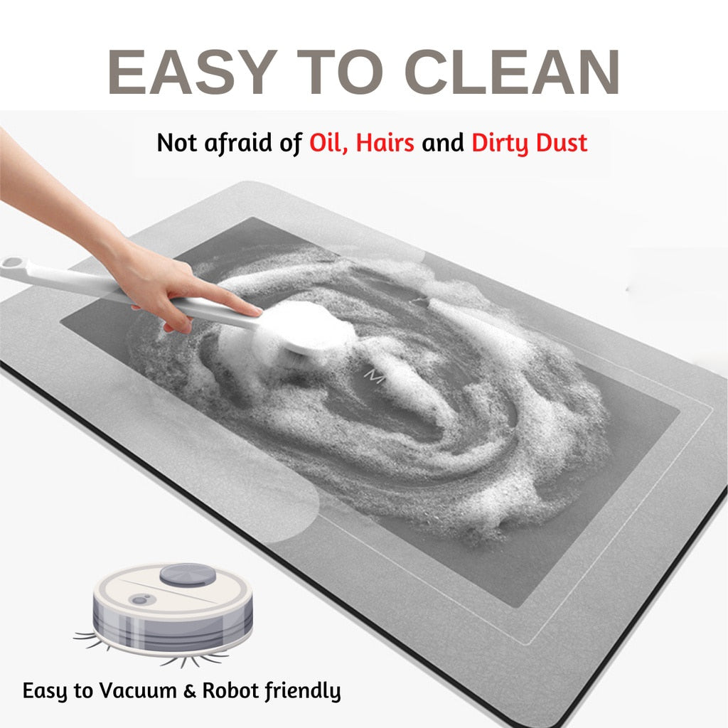 Super-Absorbent Non-Slip SafetFloor Runner Kitchen Long Rug-Keep Melbourne Marvellous Official Store