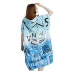 Surf Poncho Quick-Dry Towel Hoodie Microfiber Beach Changing Robe