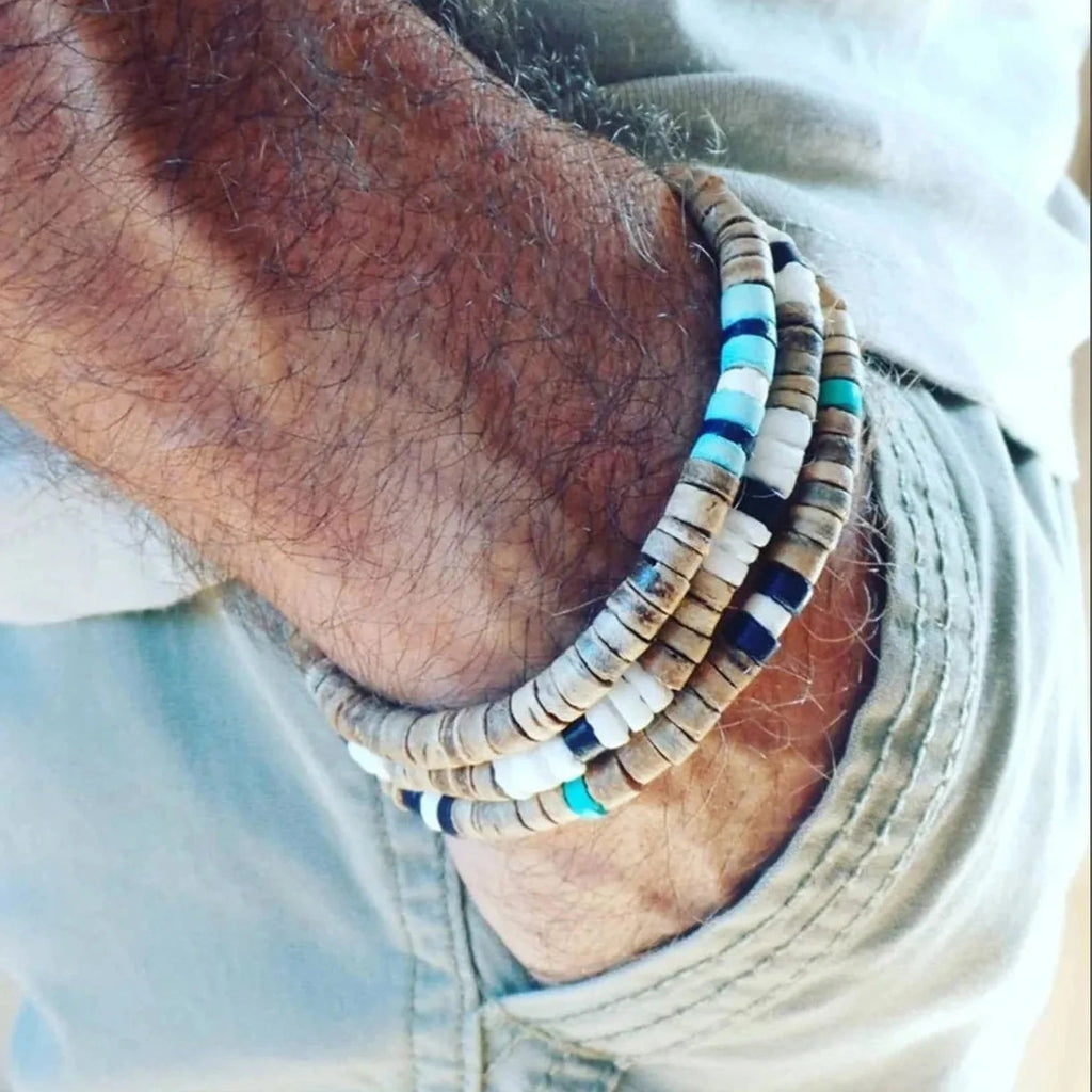 Surfer Boho Bracelet 3pcs-set Stacked Beaded Jewellery