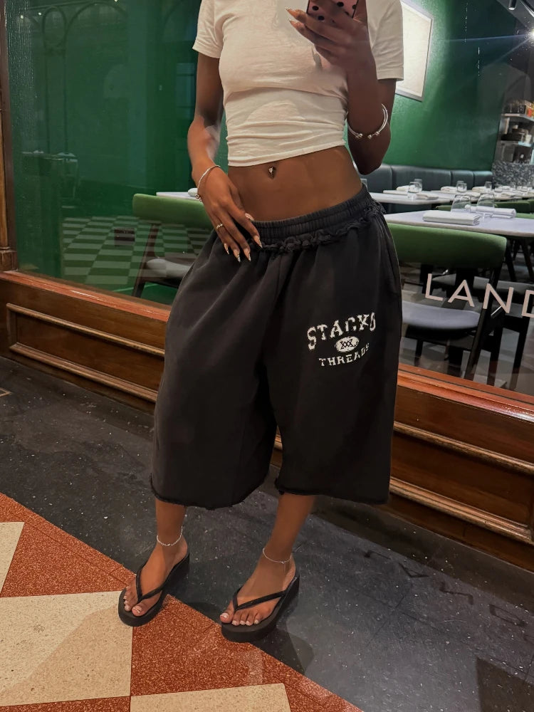 Sweatshorts 3/4 Long Baggy Shorts