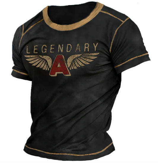 Summer T-Shirt Legendary Slogan Vintage 3D Print Oversized Plus Large Sizes-Keep Melbourne Marvellous Official Store