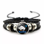 Star Signs Energy Bracelet Zodiac Good Luck Horoscope Women Men Bangle