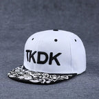 Hip Hop Embroidered Flat Brim Cap