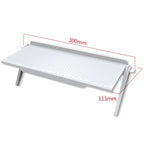TV & Monitor Shelf Stand Organiser Desk Home Storage